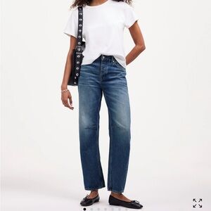 Madewell Darted Barrel Jean